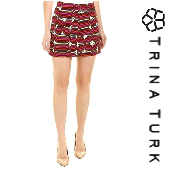 Trina Turk Rico Mini Pencil Skirt - Picture 1 of 8